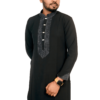 Black Color Premium Quality Panjabi With Embroidered. Black color Panjabi, Embroidery Panjabi